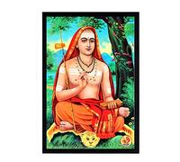 Adi Shankaracharya Photo Picture Frame Size Medium (13.5 x 9.5 inches, Acrylic Glass)