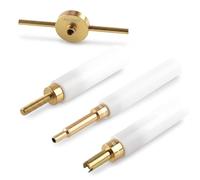 Adibbo Repair Tool Set for S.T. Dupont Ligne 2 Lighter, Complete Valve Removal Tool for Refill, Flame Regulator and Regulating Valve