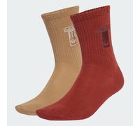 adidas Originals Adibreak Two Pack Crew Socks Cardboard/Burnt Sienna 4.5