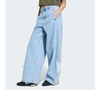 ADIBREAK MID-RISE WIDE-LEG DENIM PANTS