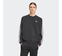 Adidas Originals Adicolor 3 Stripes Oversized Crewneck Sweatshirt Black 2XS / Regular Men