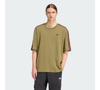Adidas Originals Adicolor 3 Stripes Oversized Short Sleeve T-shirt Green M Man