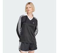 Adicolor Football Jacquard V-Neck Long Sleeve Polo Shirt