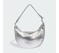 adidas Shoulder Bag ADICOLOR HALF CRESCENT BAG METALLIC PU in Silver One size