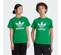 Adidas Originals Trefoil Short Sleeve T-shirt Green 11-12 Years Boys,Girls