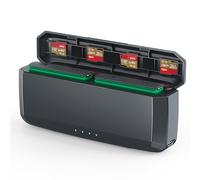 Adicop 7710mAh Charger compatible with insta 360x4 battery,2 Slot Fast Charger Accessories for insta 360x4 (Not Included Battery)