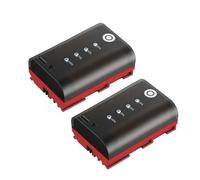 Adicop LP-E6P Battery 2600 mAh High Capacity &Smart LED Display, Replacement Battery Compatible with Canon EOS R7, R6, R5, R5 Mark II, R6 Mark II, R, 5D III IV, 5DS, 6D, 6D II, 7D, 80D, 90D-2 Pack