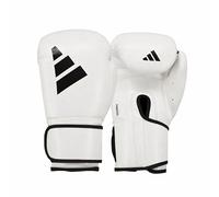 adidas 100 Boxing Gloves - with PU Outer Shell, Intermediate Level Training Gloves for Fitness Classes, Boxing Bag Workouts, and Sparring, Suitable for Men, Women, and Kids - 16oz, White
