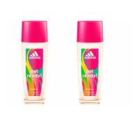 Adidas 2 x 75ml Get Ready For Her Body Fragrance Deodorant Spray
