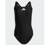adidas Women's 3 Bar Logo Swimsuit, Black/White, 34