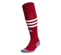 Adidas Soccer Socks 3-Stripe Hoop – Arch Compression, 1-Pair – Team Power Red/White, Medium