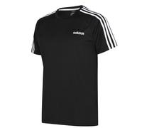adidas 3 Stripe Sereno T-Shirt Mens XS Black/White