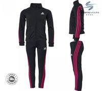 Adidas 3 Stripe Unisex Team Polyeste Tracksuit Youth Sportswear Casual Tracksuit