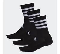 adidas 3-Stripes Cushioned Crew Arch Support Sports Socks 3 pairs UK S / 4.5-5.5