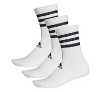 adidas 3-Stripes Cushioned Crew Arch Support Sports Training Gym Workout Socks