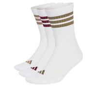 Adidas 3 Stripes Cushioned Sportswear Crew Socks 3 Pairs