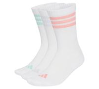 Adidas 3 Stripes Cushioned Sportswear Crew Socks 3 Pairs