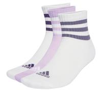 adidas - 3-Stripes Cushioned Sportswear Mid Cut Sock 3-Pack - Sports socks size 40-42 - M, white