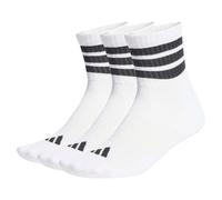 Adidas 3 Stripes Cushioned Sportswear Mid Cut Socks 3 Units