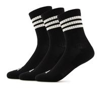 adidas - 3-Stripes Essential Concept Crew 3-Pack - Sports socks size 43-45, black