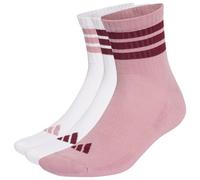 adidas - 3-Stripes Essential Concept Mid 3-Pack - Sports socks size 46-48, pink