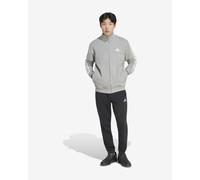 adidas 3-Stripes French Terry tracksuit light grey white - XL