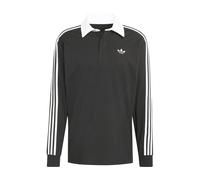 Adidas 3 Stripes Longsleeve Polo Black