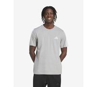 adidas 3 Stripes Short Sleeve T-Shirt Grey - XXL