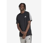 Adidas 3 Stripes Short Sleeve T-shirt Black L / Regular Man