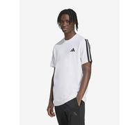 adidas Men's Men 3-Stripes T-Shirt, White, L
