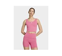 adidas 3 Stripes Studio All Me Light Support Tank - Pink - Womens XS