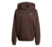 adidas 3 Stripes Studio Hoodie, Cotton, Brown