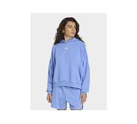 adidas 3 Stripes Studio Hoodie - Blue - Womens M