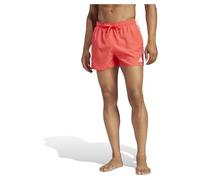 adidas 3-Stripes Swim Shorts 3-Inch, Recycled Polyester, Red