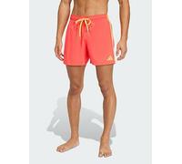 adidas Men's 3 Stripes Swim Shorts 5 INCH, Lucid red, L