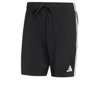 adidas Men's 3 Stripes Swim 8 Inch Swimwear, Black/White, XXL