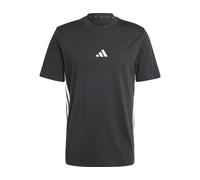 Adidas 3 Stripes T-shirt Black