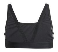 Adidas 3 Stripes V Back Bikini Black 4-5 Years Girl