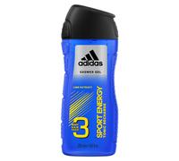 Adidas 3in1 (Body Hair Face) Shower Gel Shampoo Sport Energy 250 ml / 8.4 oz