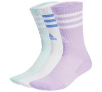 adidas - 3S Cushioned Sportswear Crew 3-Pack - Sports socks size M, purple