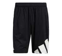 adidas 4k 3 Bar Short Logo Printing Training Sports Shorts Black GL8943 XL