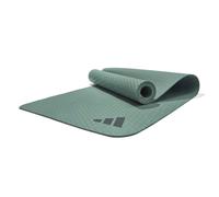 Adidas Yoga Mat 4 mm - Yoga Mat Made from 50% Recycled Material Free from PVC - Non-Slip and Textured Surface (176 x 61 cm) for the Perfect Grip during Yoga (Legend Ivy)