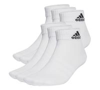 ADIDAS 6 PAIR PACK 1/4 TRAINER SOCKS ANKLE SPORTS GYM LINER SOCK SIZE 5 - 17 UK