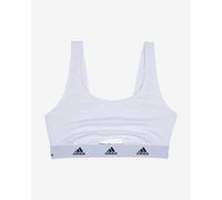 adidas Women's Scoop Bralette Bustier, White, L