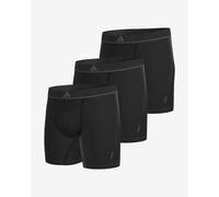 adidas Men's Herren Unterwäsche Slip 3er Pack-Boxer Brief (3pk) -Active Micro Flex Eco Underwear, Black_4am015, S
