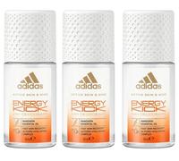 Adidas Active Skin&mind Energy kick Men Roll on 50ml - Pack of X3
