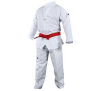 adidas Adi Start II White V-Neck Student Taekwondo Dobok Uniform - 170