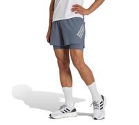 adidas adi365 2in1 Running shorts Men - blue grey, Size L