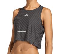 adidas Adi365 ClimaCool+ Engineered Womens Running Crop Top Black Run Tank Top