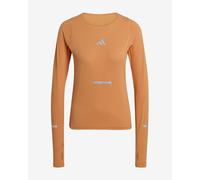 adidas adi365 Climacool+ Long Sleeve T-Shirt Orange Women - S